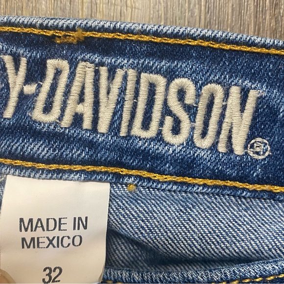 Harley-Davidson Curvy Boot‎ Cut Blue Jeans - Picture 5 of 16